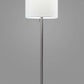 Floor Lamp Classic Silhouette Brushed Steel Metal