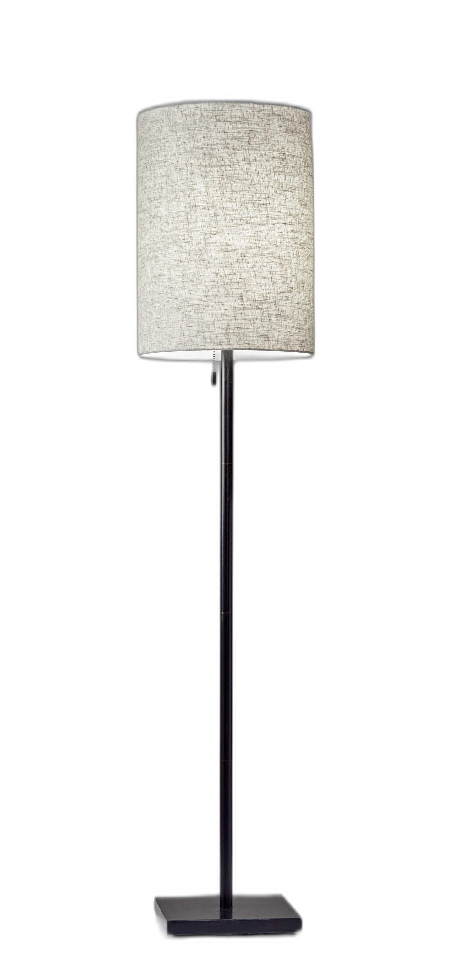 Floor Lamp Classic Silhouette Brushed Steel Metal