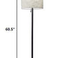 Floor Lamp Classic Silhouette Brushed Steel Metal