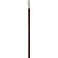 66" Traditional Shaped Floor Lamp With Brown Drum Shade