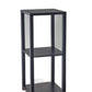 28" H Basic Black Book Case End Table