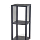 28" H Basic Black Book Case End Table