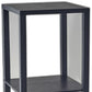 28" H Basic Black Book Case End Table