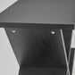 19" X 12" X 21.5" Black  Accent Table