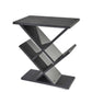 19" X 12" X 21.5" Black  Accent Table