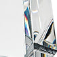 12" Clear Crystal Obelisk Statue