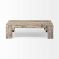 48" Natural Rectangular Distressed Coffee Table