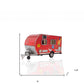 Red Camper Trailer Model Tissue Holder