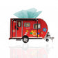 Red Camper Trailer Model Tissue Holder