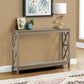 47" Taupe Console Table With Storage