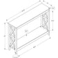 47" Taupe Console Table With Storage