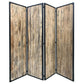 4 Panel Brown Room Divider