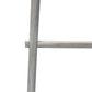 59" X 18" X 2" Grey Decorative Ladder Shelve