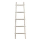 59" X 18" X 2" Grey Decorative Ladder Shelve