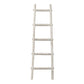 59" X 18" X 2" Grey Decorative Ladder Shelve