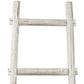 59" X 18" X 2" Grey Decorative Ladder Shelve