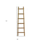 72" X 18"X 2" Brown Decorative Ladder Shelve