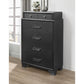 Grey Chest With 6 Drawers