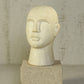 11" Matte White Ceramic Bust Decorative Sculpture