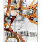 Contemporary Abstract Art  Three Panel Room Divider Screen