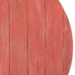 18" Rustic Farmhouse Red Wooden Large Egg