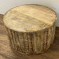 Updated Rustic Round Stump Coffee Table