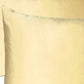 Pale Yellow Dreamy Set Of 2 Silky Satin Standard Pillowcases