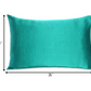 Teal Dreamy Set Of 2 Silky Satin Standard Pillowcases