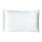 White Dreamy Set Of 2 Silky Satin Queen Pillowcases