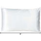 White Dreamy Set Of 2 Silky Satin Queen Pillowcases