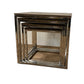 Set Of 4 Modern Rustic Nesting Accent Tables