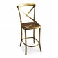 24" Gold Iron Bar Chair