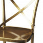 24" Gold Iron Bar Chair