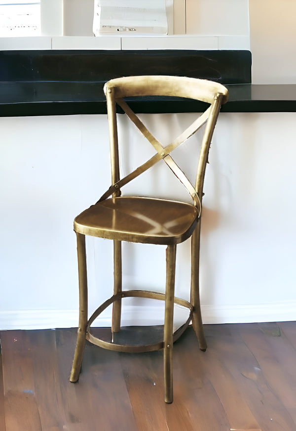 24 Gold Iron Bar Chair