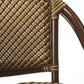 30" Brown Rattan Bar Chair