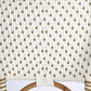 28" White And Natural Rattan Bar Chair