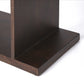 48" Dark Brown Wood Stacking Cubes Vertical Etagere Unit