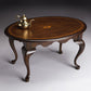 Traditional Traditional Cherry Oval Coffee Table