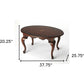 Traditional Traditional Cherry Oval Coffee Table