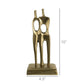 10" Brass Aluminum People Sculpture