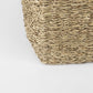 Set Of Three Square Wicker Storage Baskets