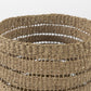 Set Of Two Woven Wicker  Storage Baskets