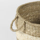 Set Of Two Round Wicker Storage Baskets