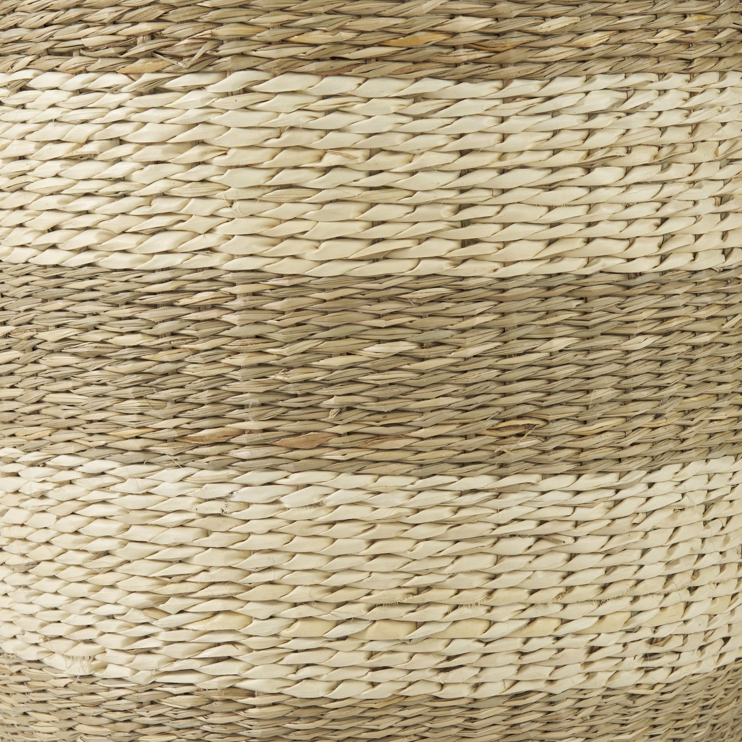 Set Of Two Round Wicker Storage Baskets