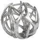 Silver Resin Antler Shaped Sculpture