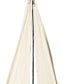 Wooden Sailboat Sculpture