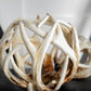 White Resin Antler Shaped Sculpture