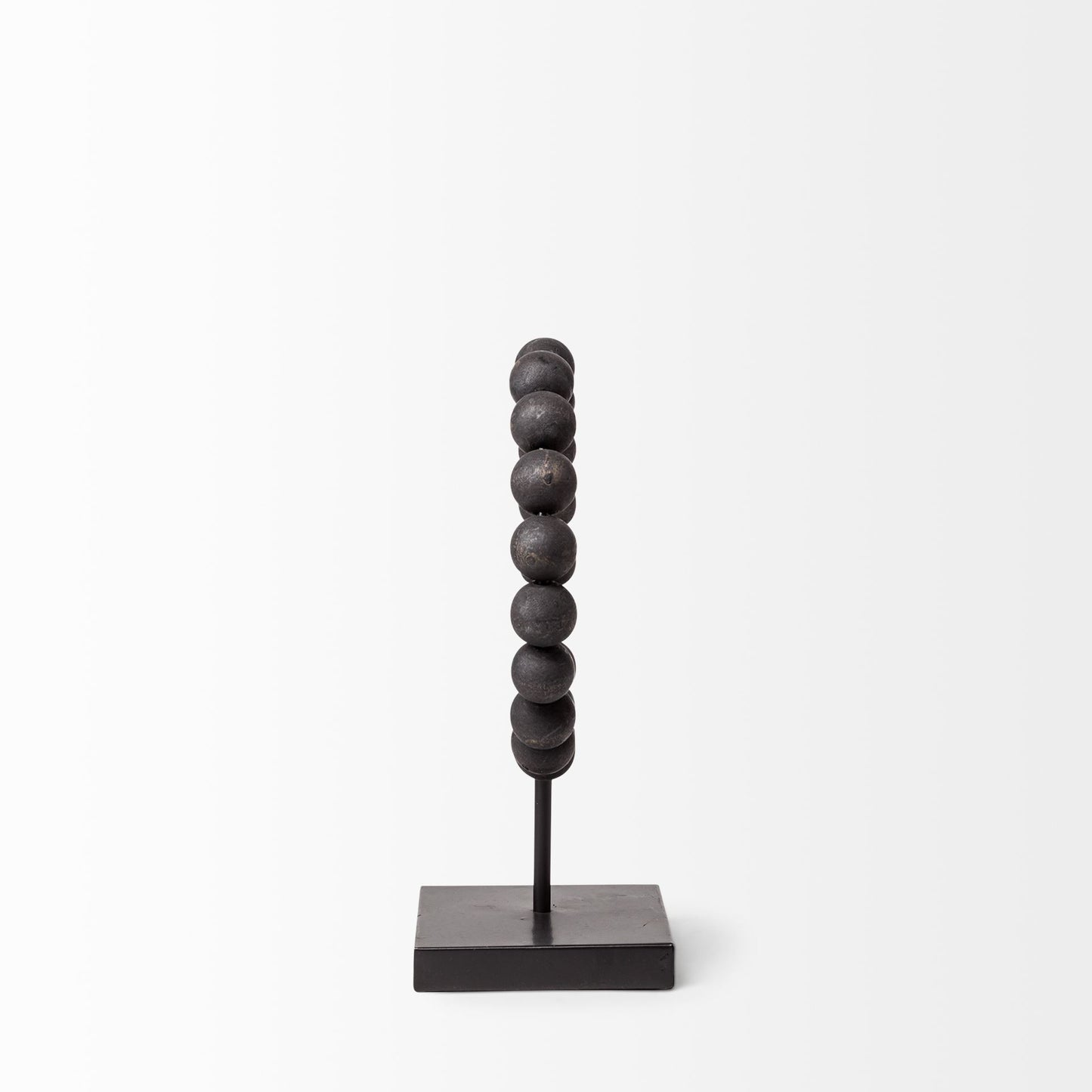 Petite Black Beaded Sculpture