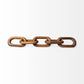 Brown Wooden Chain Link Decor Piece