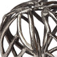 Petite Silver Metal Tree Branch Sculpture